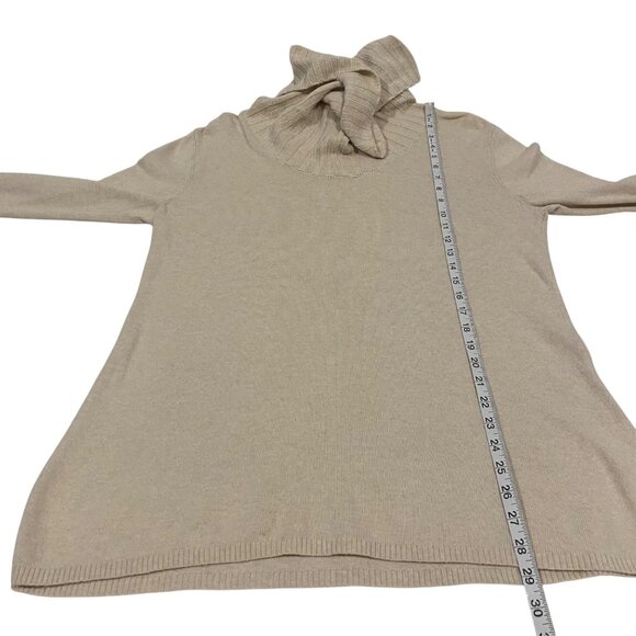 Vineyard Vines Cowl Neck Cream Tunic Size M - Picture 8 of 8